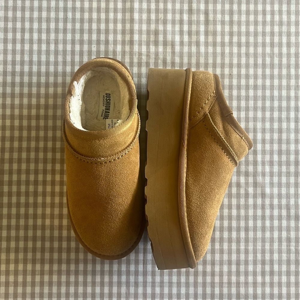 Platform Slipper Boots